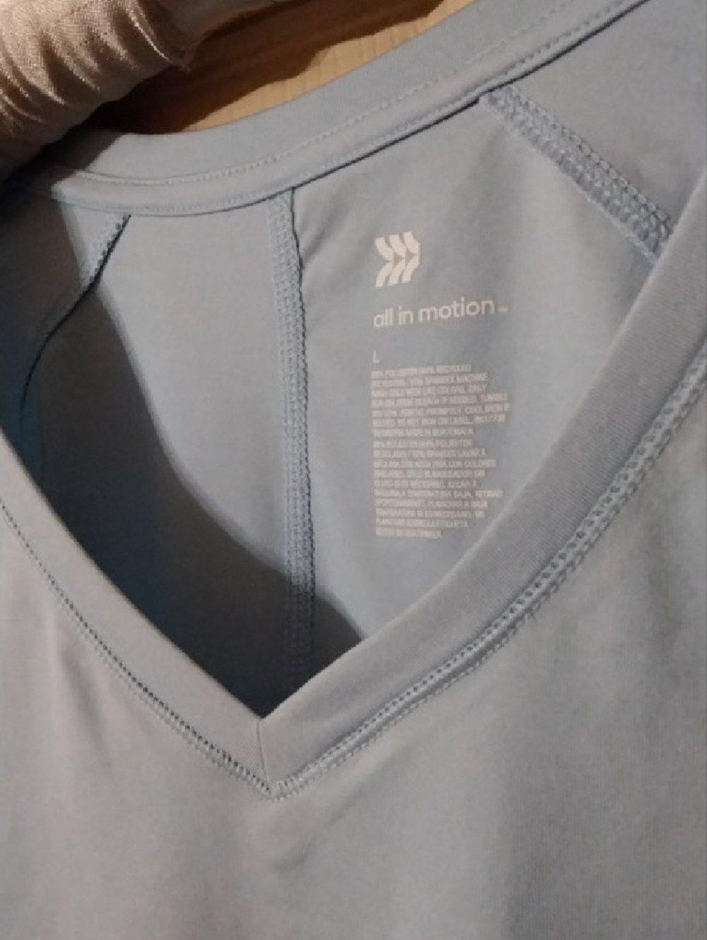All in Motion Sky Blue Activewear Top - Picture 3 of 5